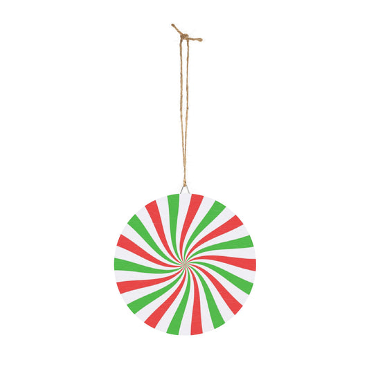 Festive Lollipop Wood Signs for Home Decor, Oversized Christmas Ornament, Seasonal Gift Ideas, Rustic Home Accents