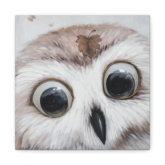 Whimsical Owl Canvas Art - Nature-Inspired Home Decor