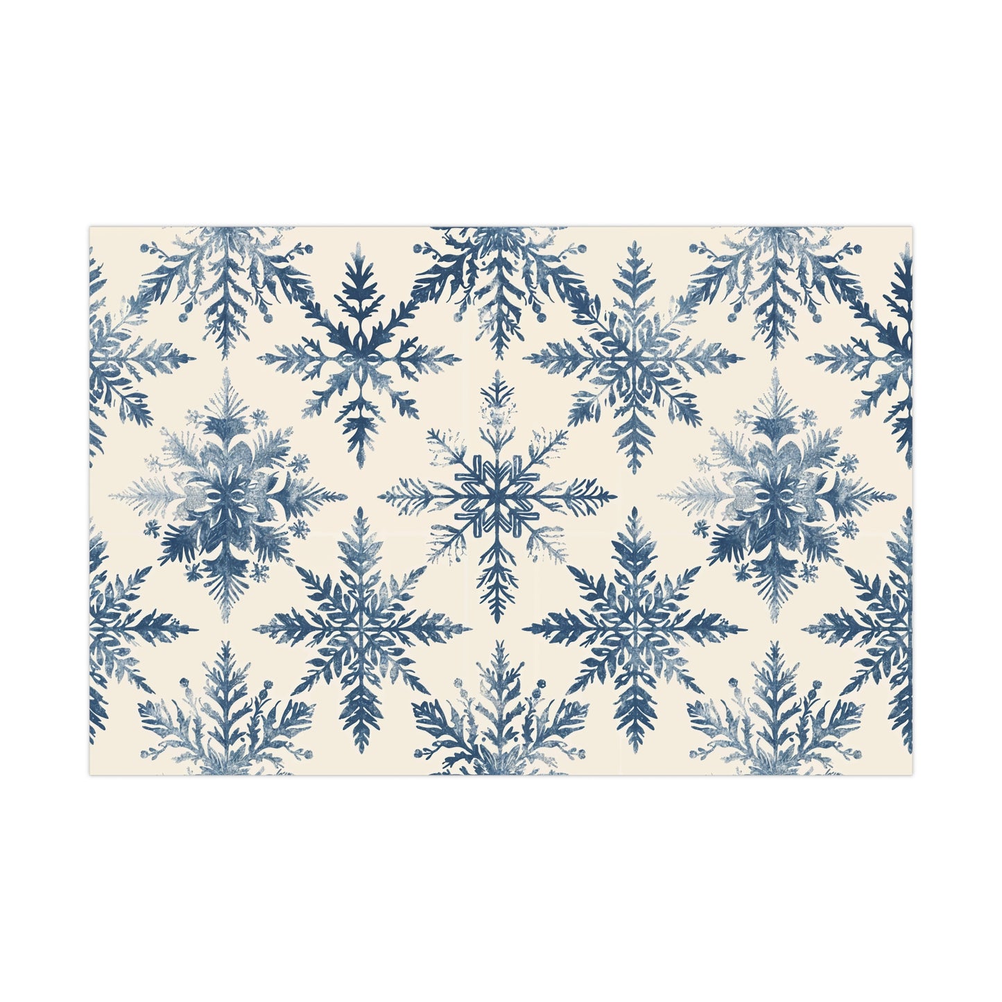 Elegant Snowflake Gift Wrap Papers - Perfect for Holidays and Celebrations