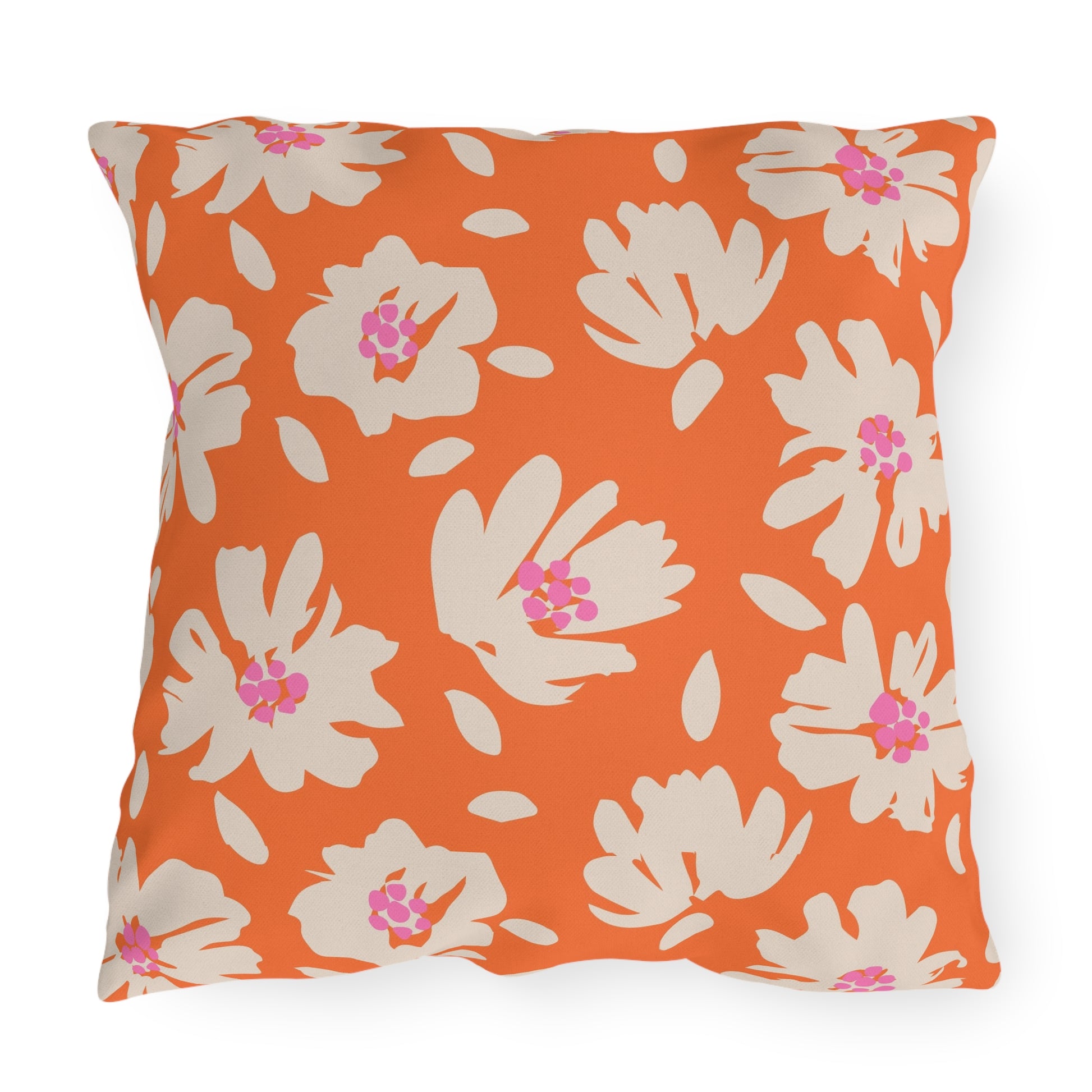 Vibrant Botanical Outdoor Pillow - aMOOsing Designs