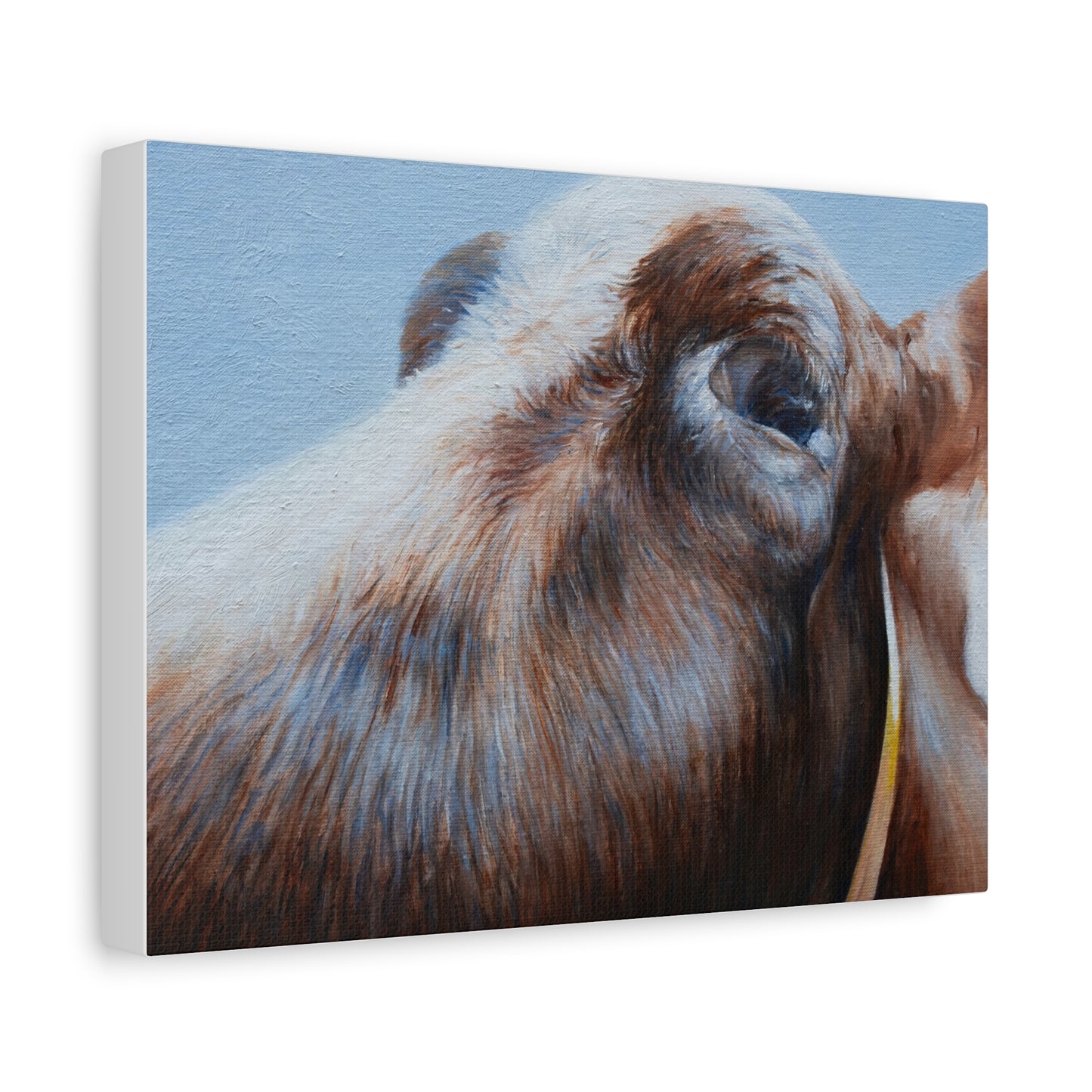 Farmhouse Chic Cow Art Canvas - Perfect for Country Decor