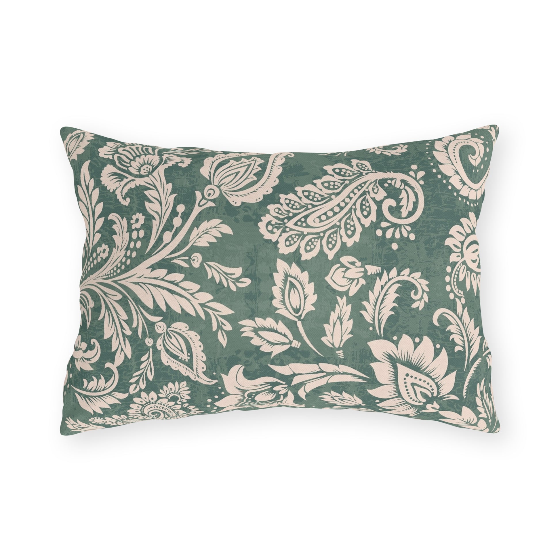 Botanical Outdoor Pillows - Cozy Floral Cushion for Patios and Decks - aMOOsing Designs