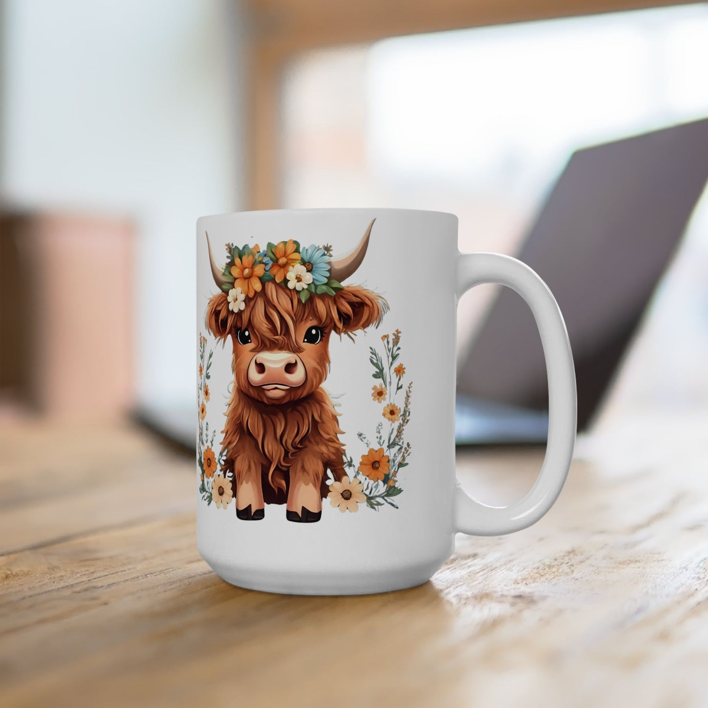 Mug - Udderly Adorable Ceramic Mug (11oz, 15oz)