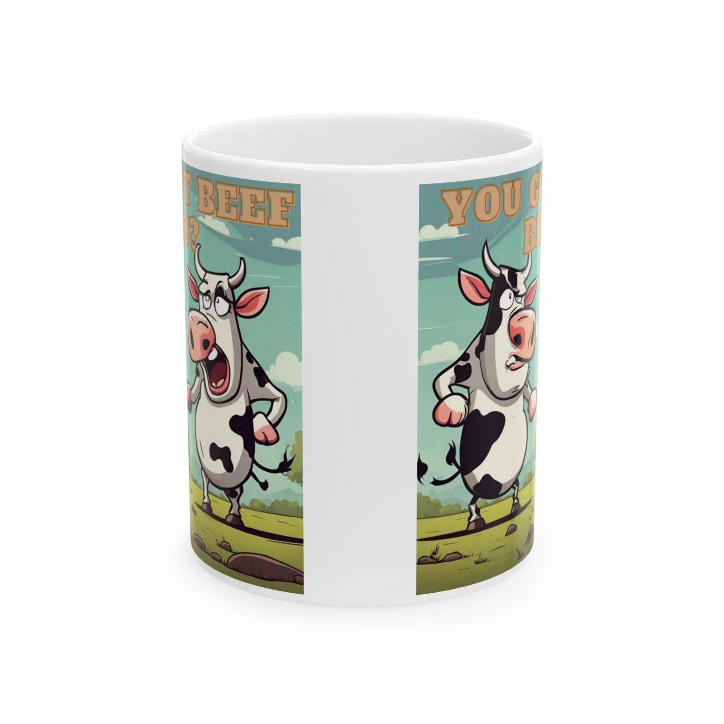 Funny Cow Mug - Ceramic Mug