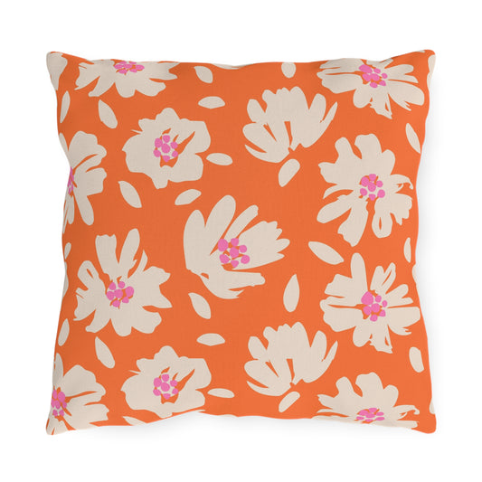 Vibrant Botanical Outdoor Pillow - aMOOsing Designs