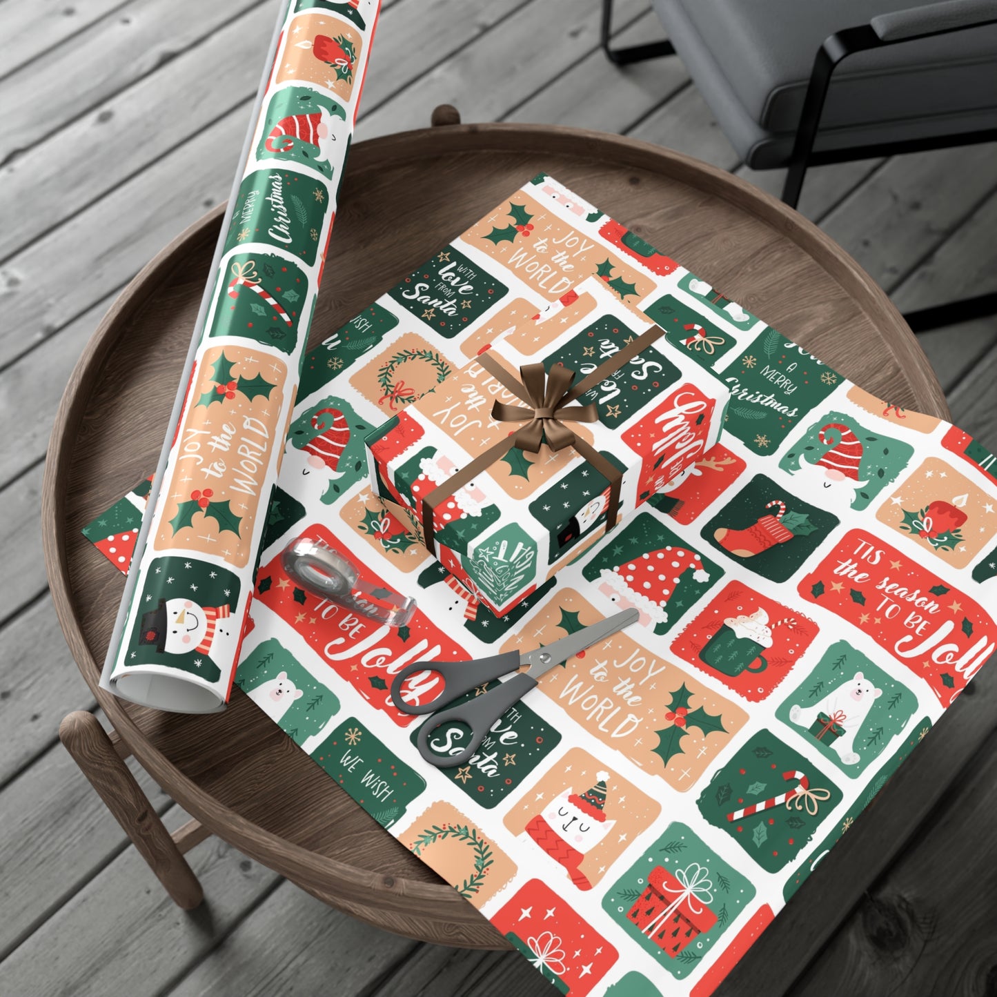 Festive Holiday Gift Wrap Papers – Jolly Designs for Christmas Celebrations