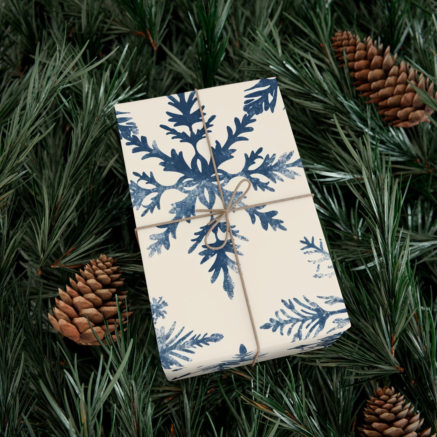 Elegant Snowflake Gift Wrap Papers - Perfect for Holidays and Celebrations