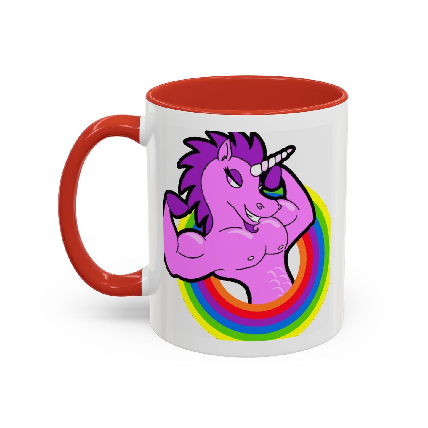 Mug Flexing Unicorn Coffee Mug (11, 15oz)