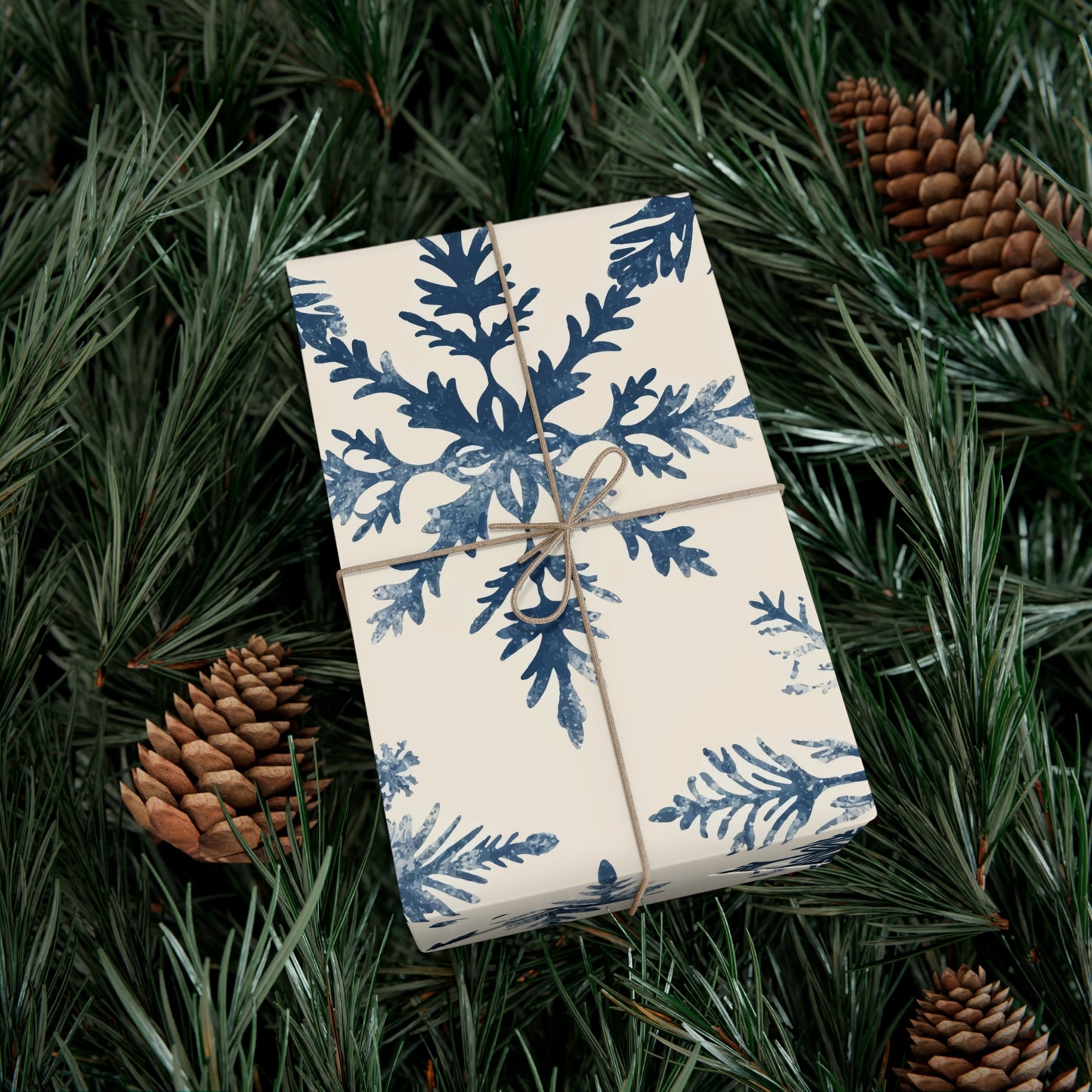 Elegant Snowflake Gift Wrap Papers - Perfect for Holidays and Celebrations