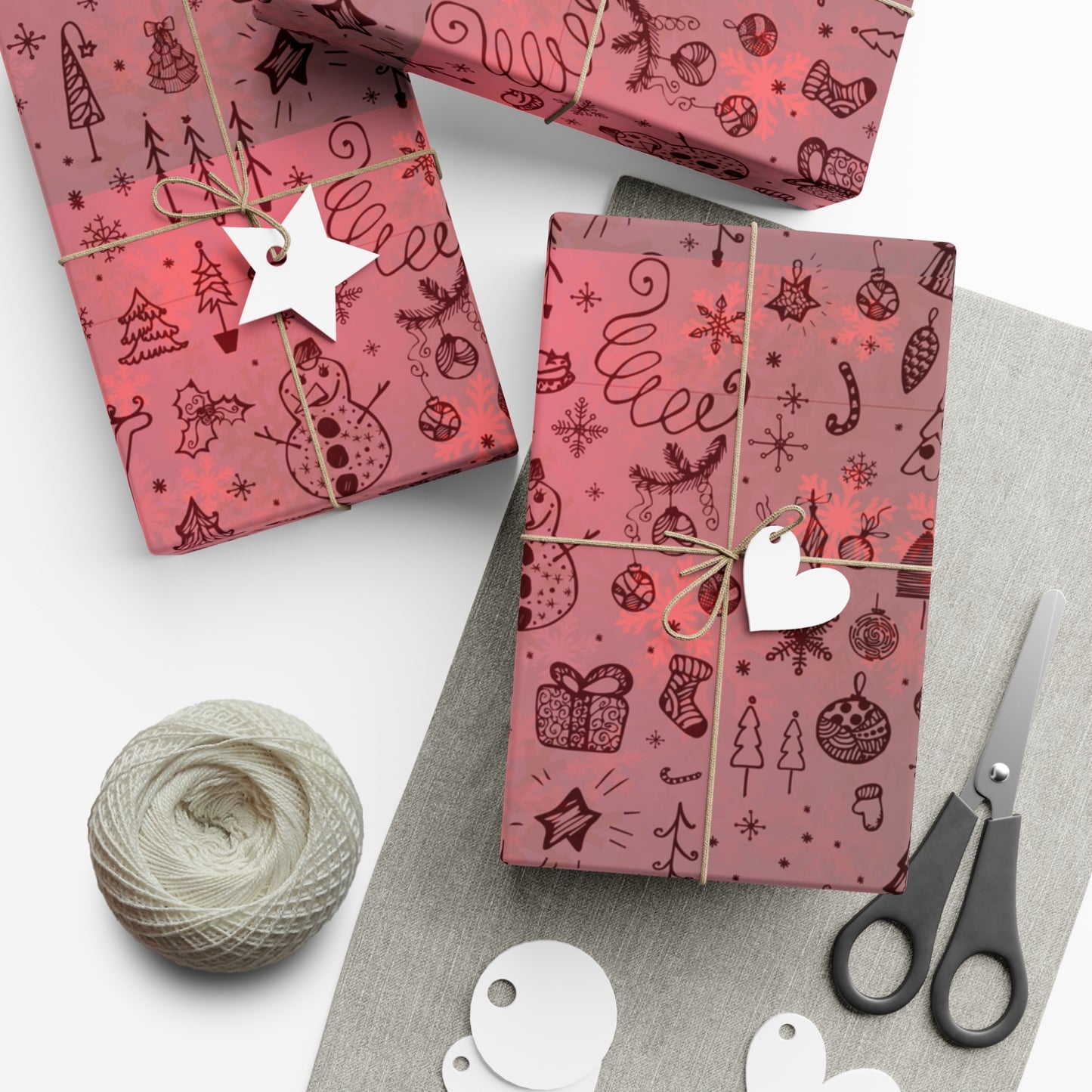 Festive Holiday Gift Wrap Paper - Cute Christmas Patterns for All Occasions