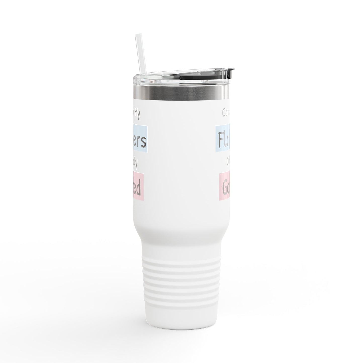 Funny Insulated Travel Mug - 40oz 'Consider My Flabbers Officially Gasted'